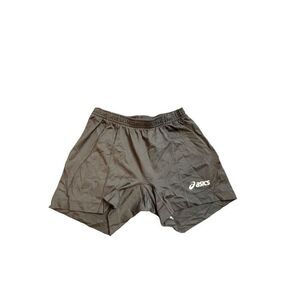 Asics Men's Black Running Shorts S Nylon/Spandex Athletic Performance Activewear